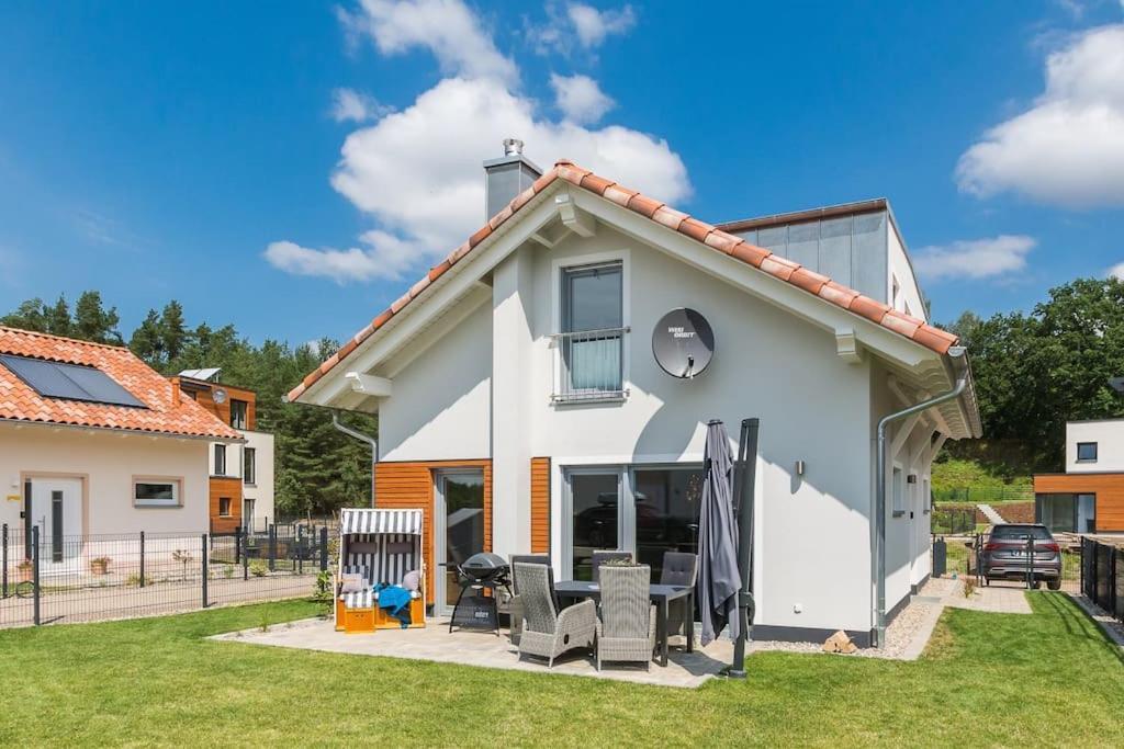 5 Sterne-Ferienhaus Eisvogel Am See Mit Sauna Und Kamin Краков-ам-Зе Экстерьер фото