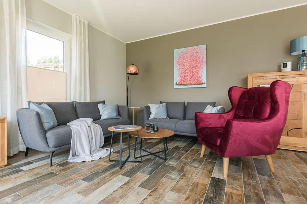 5 Sterne-Ferienhaus Eisvogel Am See Mit Sauna Und Kamin Краков-ам-Зе Экстерьер фото